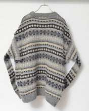 画像をギャラリービューアに読み込む, Sweat × knit switch pullover_C

