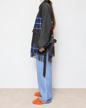 画像をギャラリービューアに読み込む, Muffler short blouson / Charcoal_A
