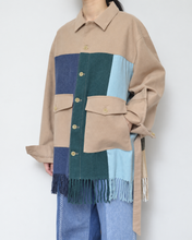 画像をギャラリービューアに読み込む, Muffler short blouson / Beige_A
