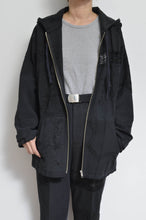 画像をギャラリービューアに読み込む, TABLE CLOTH ZIP-UP HOODIE/BLK/02 size
