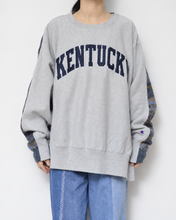 Load image into Gallery viewer, Sweat × knit switch pullover_E
