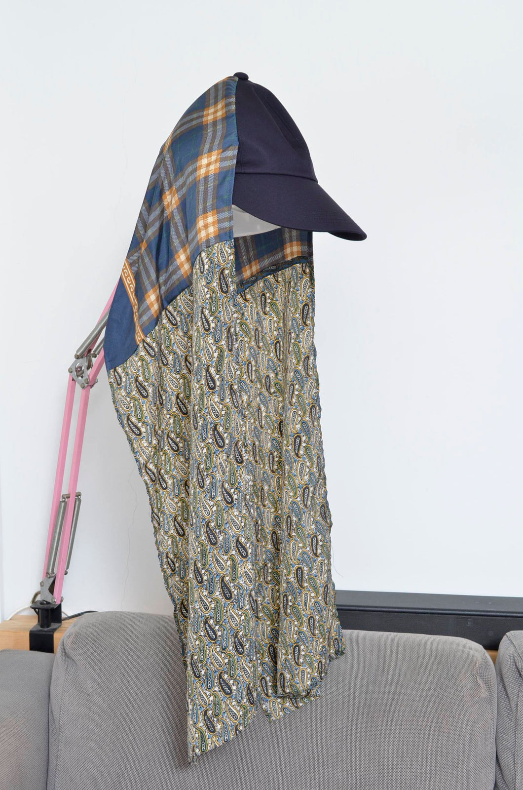 SCARF DROOPY CAP / 25SS_NAVY_01