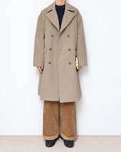 画像をギャラリービューアに読み込む, Flower charm pea coat / peach skin
