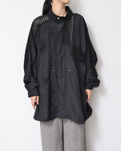 Load image into Gallery viewer, [27SS 予約アイテム] Black Table Cloth Field Coat
