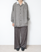 Load image into Gallery viewer, [27SS 予約アイテム] Table Cloth Collar Check Fringe Shirt
