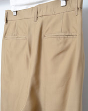 画像をギャラリービューアに読み込む, [27SS 予約アイテム] Tencel Wide Tuck Pants
