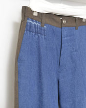 画像をギャラリービューアに読み込む, Denim Front Trousers
