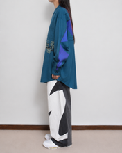 Load image into Gallery viewer, WOOL VIYELLA △ SH/BLU GRN/SLACK_02
