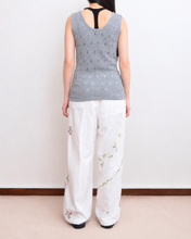 Load image into Gallery viewer, MESH KNIT TANK TOP / B.GRY
